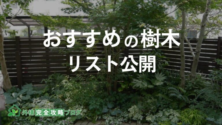 庭木におすすめの樹木【現役エクステリアプランナーの庭木リスト公開】